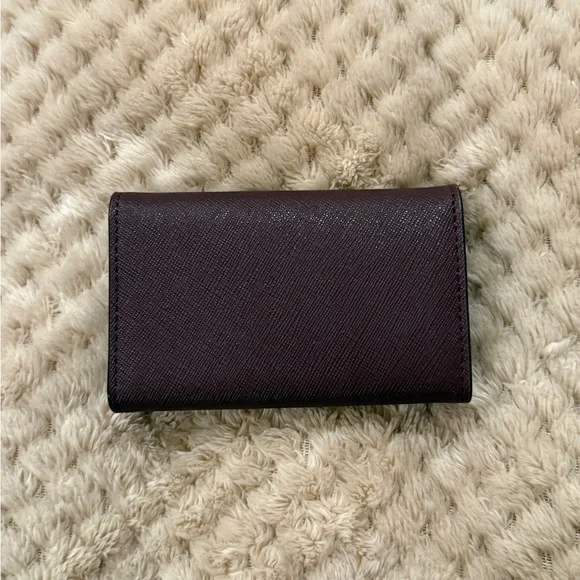 NWOT Kate Spade Deep Purple Key & Card Holder - Picture 2 of 3